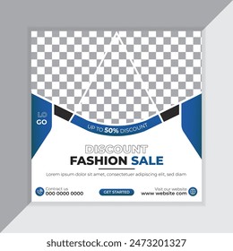 Fashion Sale Social Media Post Design