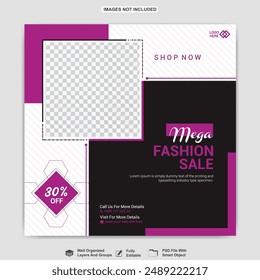 Fashion Sale Social Media Post Template