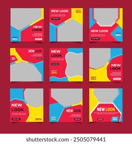 Fashion sale social media post template