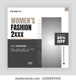 Fashion Sale Social Media Post Template. Urban fashion social media post template.