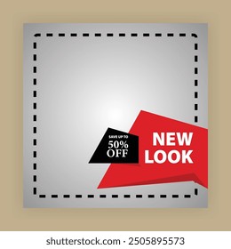 Fashion Sale Social Media Post Template. Urban fashion social media post template.