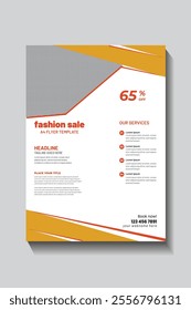 fashion sale social media post and web banner template