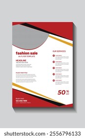 fashion sale social media post and web banner template