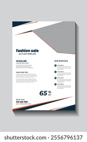 fashion sale social media post and web banner template