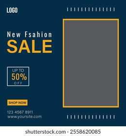 Fashion Sale Social Media Post Design