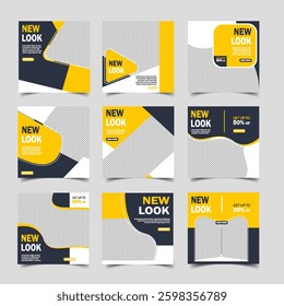 Fashion sale social media post template