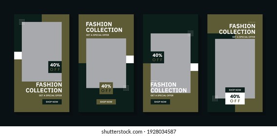 Fashion sale social media stories template