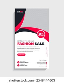 Fashion Sale Social Media story template