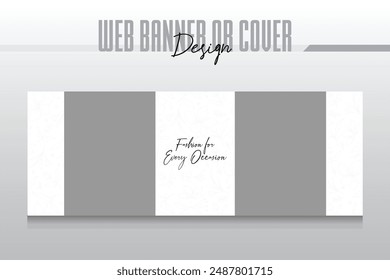 Fashion sale social media and web cover template