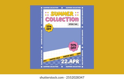 Fashion Sale Socials Media. Banner sale poster. Promotion flyer, discount voucher template special offer market brochure