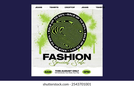 Fashion Sale Socials Media or poster template design