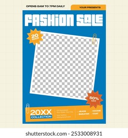 Fashion Sale Socials Media. Vector illustration