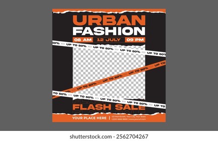 Fashion Sale Socials Media. Vector banners, posters, flyers, email, newsletter, ads, promotional material. 
