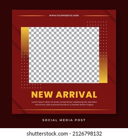 Fashion sale square social media instagram template