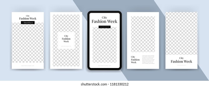 Fashion Sale Topics. Editable Instagram Stories Template. Streaming.