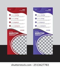 FASHION  SALE  VECTOR  ROLL  UP  BANNER  DESIGN  TEMPLATE.