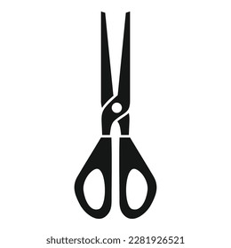 Fashion scissors icon simple vector. Wool knit. Scarf sweater