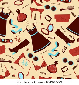 Fashion seamless background