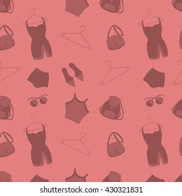 fashion seamless background vector