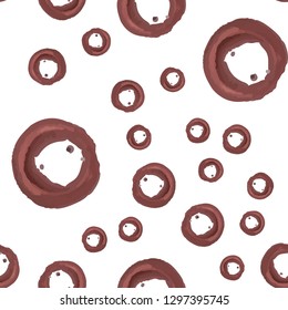 Fashion Seamless Pattern with figure Dark moderate red color. For design, textile, pattern fills, box, posters, cards, web page background etc. Pattern under the mask. Vector. 