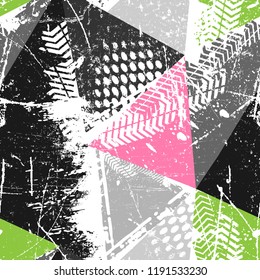 Fashion seamless pattern. Mottled vector texture for fabric, covers, printing, wrapping paper. Colorful background pattern. Art seamless vector