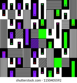 Fashion seamless pattern, vector texture background, geometric wallpaper, print textile, fashion woman abstract hairs.