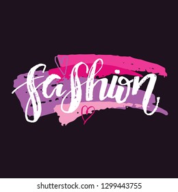 Fashion set art - hand drawn doodle background poster banner