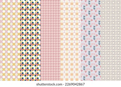 Diseño vectorial gráfico de conjuntos de moda. Fondo moderno, estilo para tela, papel pintado o envoltura. 