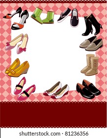 fashion shoe sale card