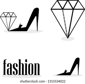 fashion shoe vector