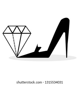 fashion shoe vector