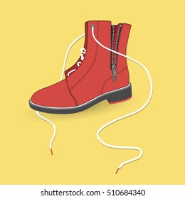 Fashion shoes. vector