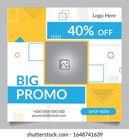 Fashion Shop Discount Offer Template For Social Media