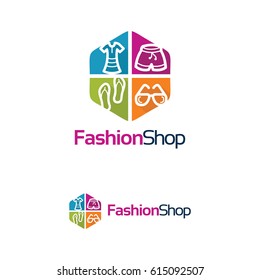 Fashion Shop Logo Template Design