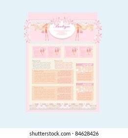 Fashion shopping Website template