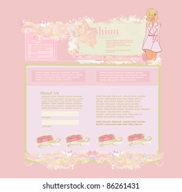 Fashion shopping Website template