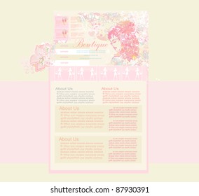 Fashion shopping Website template