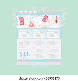 Fashion shopping Website template