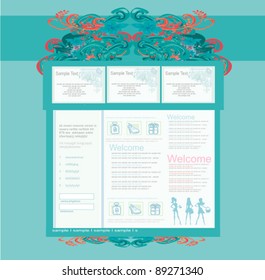 Fashion shopping Website template