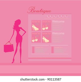 Fashion Shopping Website Template