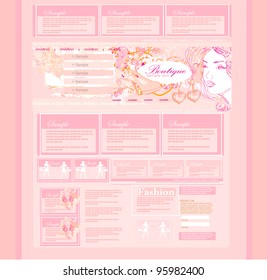 Fashion shopping Website template