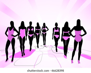 Fashion show vector