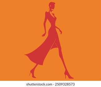 Fashion Show Vector Illustration - Stylish Design for Trendy Apparel and Event Promotions