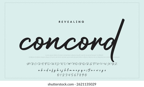 Fashion Signature Script Font. Stylish Calligraphy Typography for Logos. Professional Signature Typeface – Modern Handwritten Font for Designers
