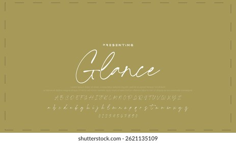 Fashion Signature Script Font. Stylish Calligraphy Typography for Logos. Professional Signature Typeface – Modern Handwritten Font for Designers