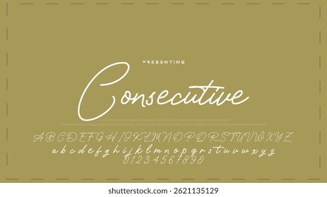 Fashion Signature Script Font. Stylish Calligraphy Typography for Logos. Professional Signature Typeface – Modern Handwritten Font for Designers
