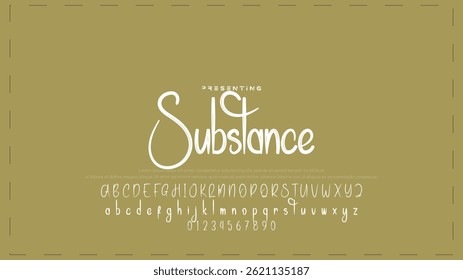 Fashion Signature Script Font. Stylish Calligraphy Typography for Logos. Professional Signature Typeface – Modern Handwritten Font for Designers