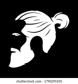Fashion silhouette hipster style, vector illustration