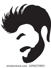 Fashion silhouette hipster style, vector illustration
