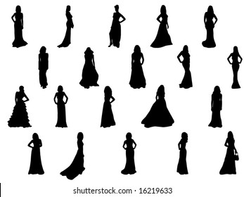 Fashion silhouettes